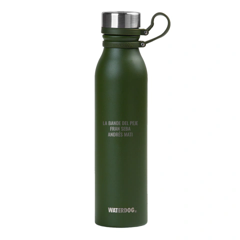 [WD-BUHO750GMGRABADO] Botella térmica Waterdog Buho - Grabado Personalizado