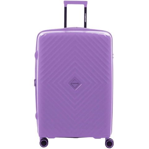 [CX-910004-1] Valija Rigida Crossover Isabel Grande 28" Polipropileno Lila (MANCHAS DE MATERIAL EN COLOR BLANCO)
